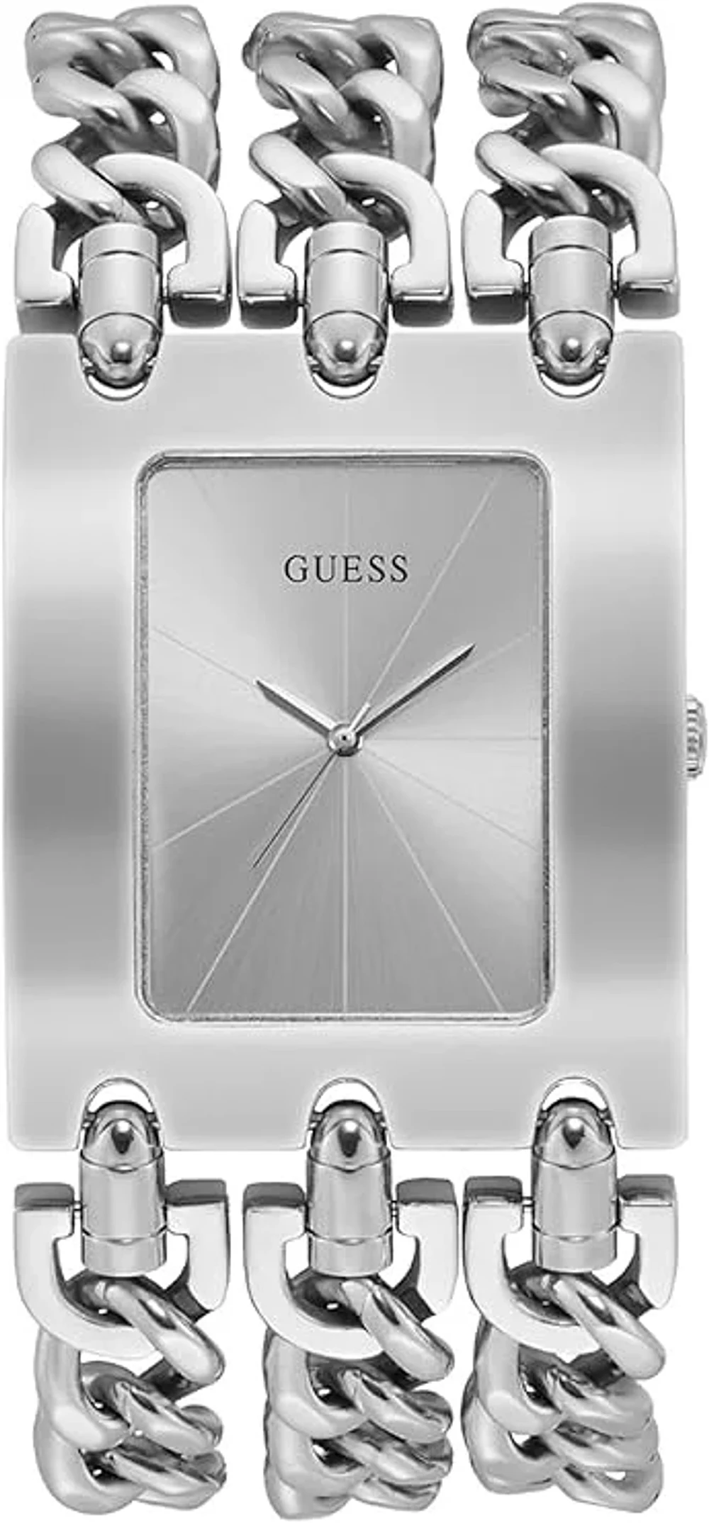 GUESS レディース 腕時計 シルバー バングルウォッチ Guess W1274L1 Silver Women's Watch | Montres Outlet