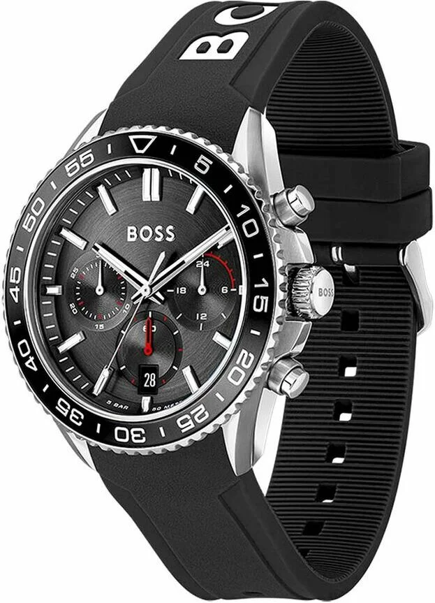 Hugo Boss 1514141 Men's Chronograph Watch 44mm Black - Image 2