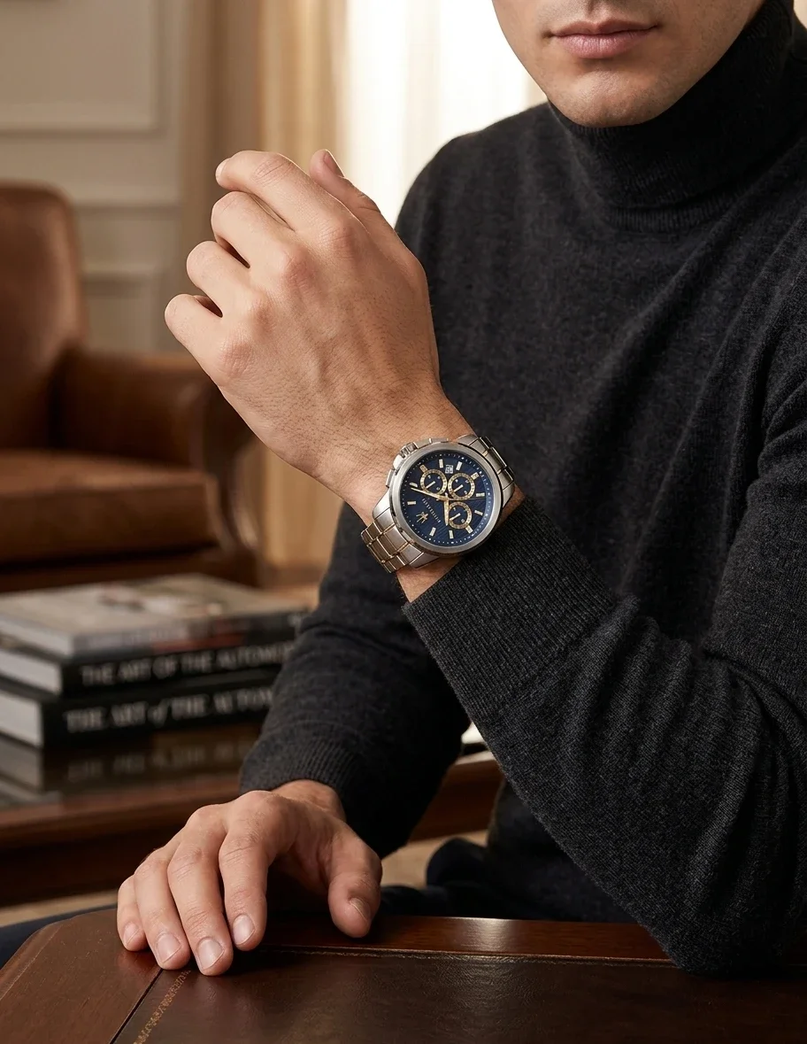 Maserati R8873621016 Chronograph Men's Watch 44mm | Montres Outlet