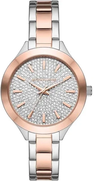 Montre Michael Kors MK1045 femme cadran argent bracelet acier