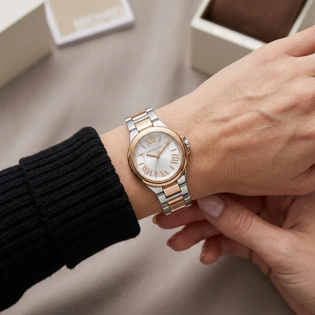 Michael Kors MK4990 Women's Two-Tone Steel Watch | Montres Outlet