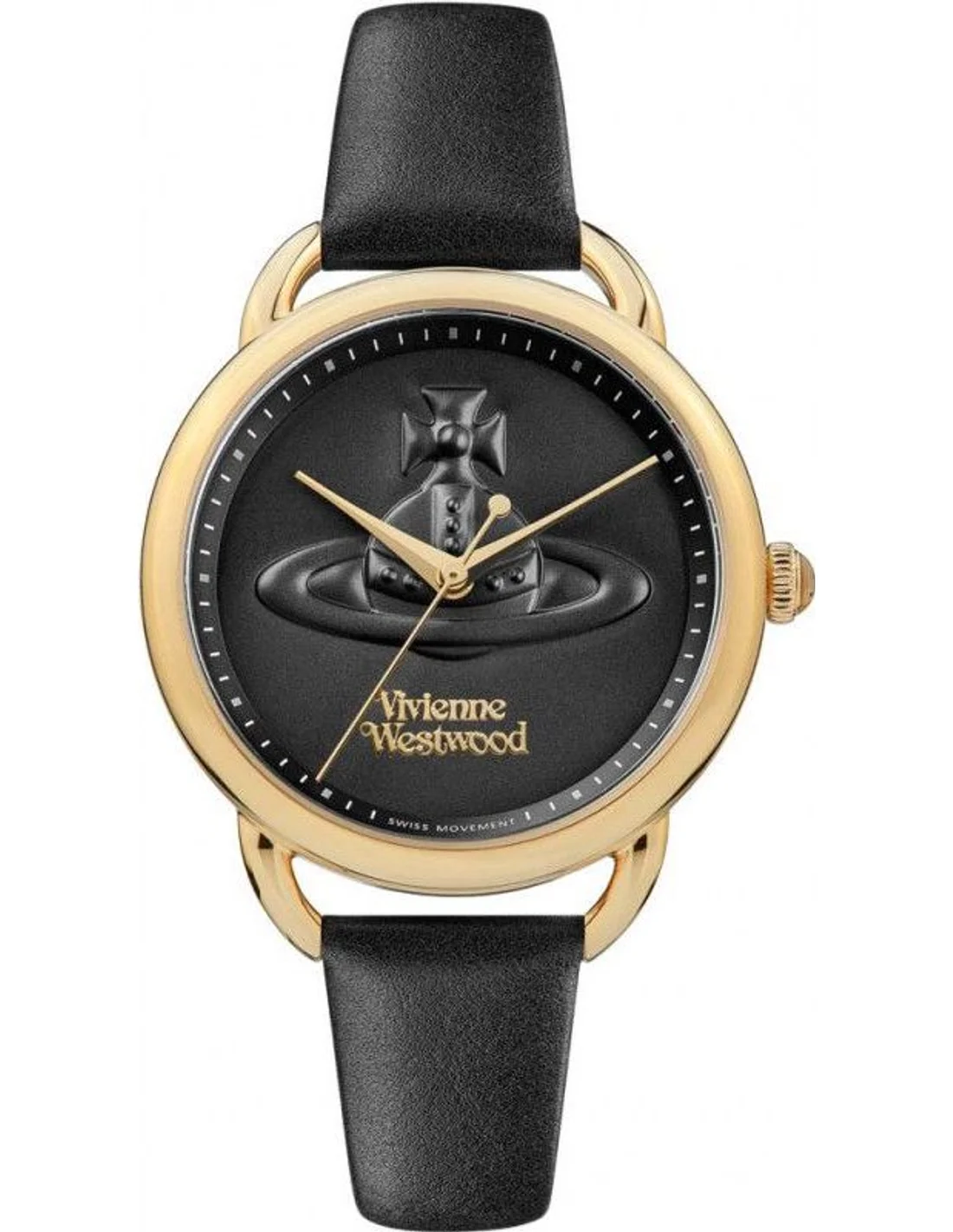 Vivienne Westwood Carnaby VV163GDBLK Black Gold | Montres Outlet