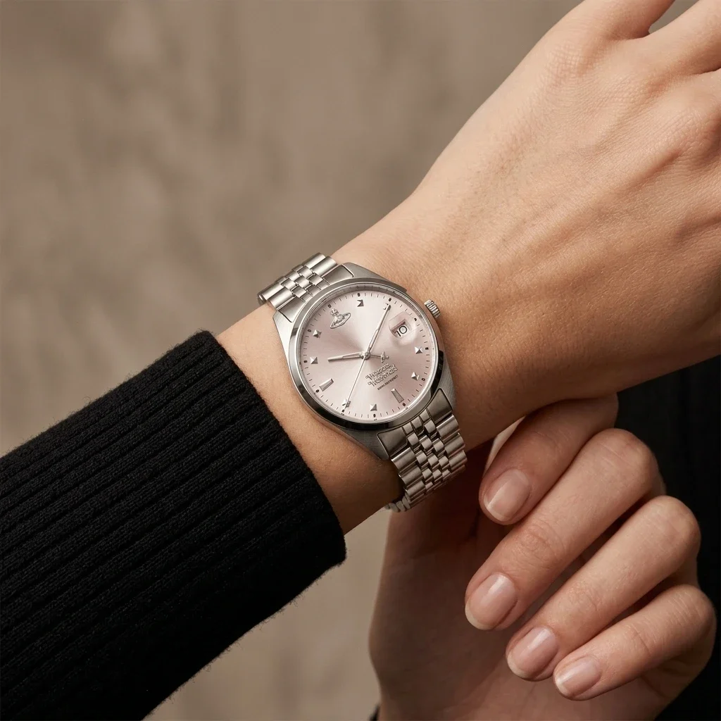 Montre Vivienne Westwood Camberwell VV261PKSL rose date | Montres