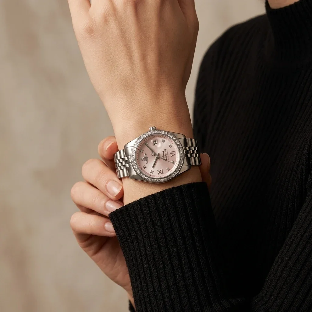 Montre VW Camberwell VV317PKSL cadran rose acier | Montres Outlet