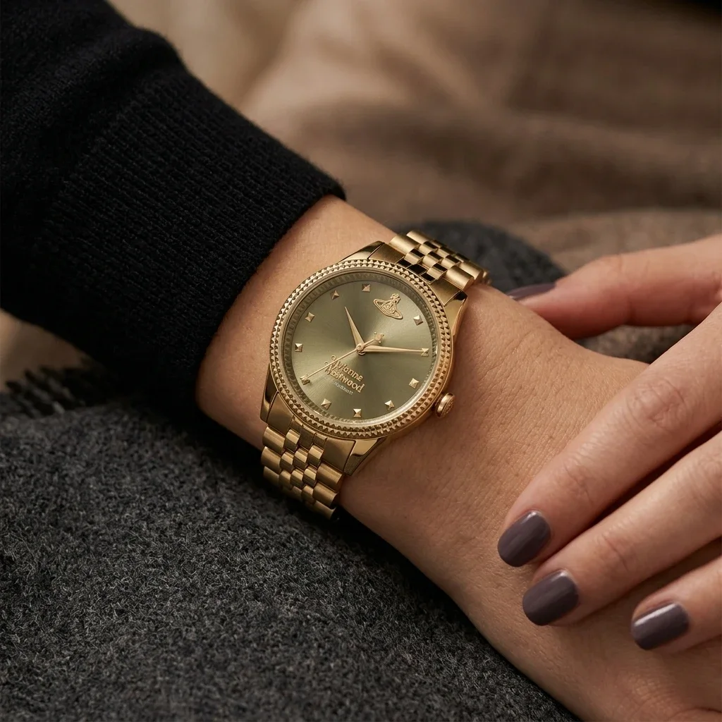 Vivienne Westwood Little Seymour VV328GRGD Olive Green | Montres