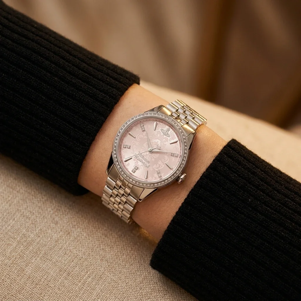 Vivienne Westwood Little Wallace VV327PKSL Rose | Montres Outlet