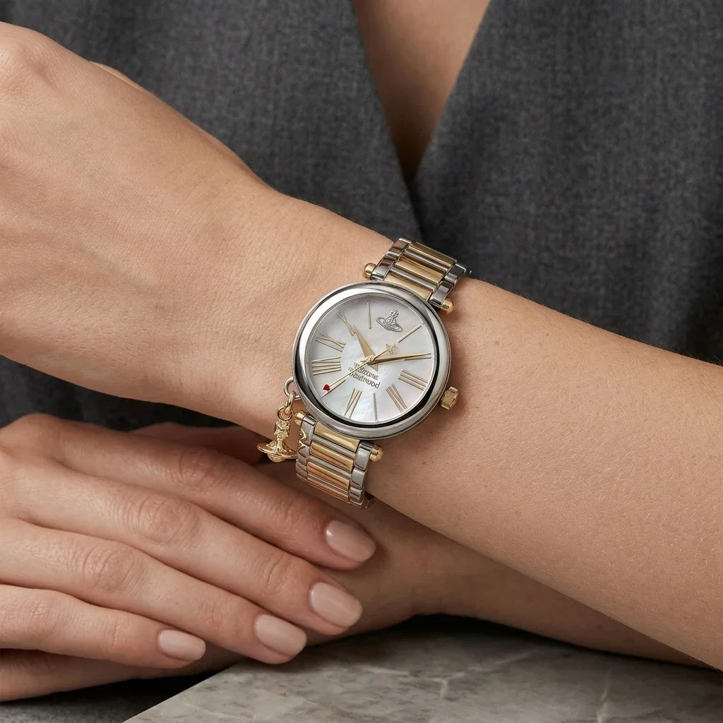 Vivienne Westwood Orb VV006MOPSG Mother-of-Pearl Women's Watch