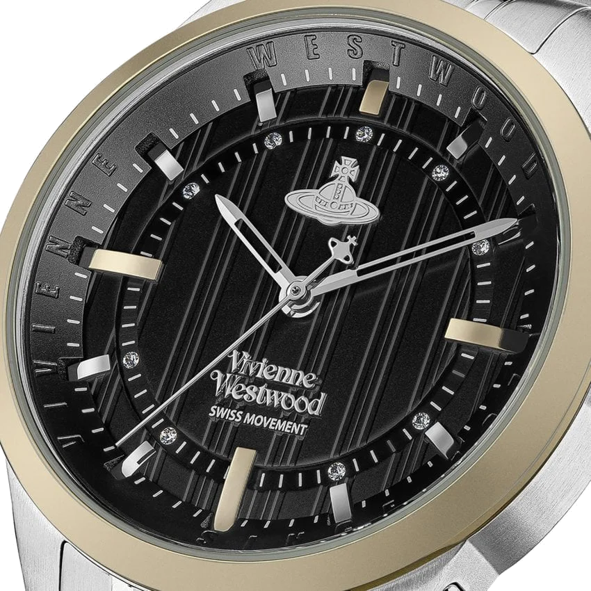 Vivienne Westwood VV262BKSG 38mm Black Dial Watch | Montres Outlet